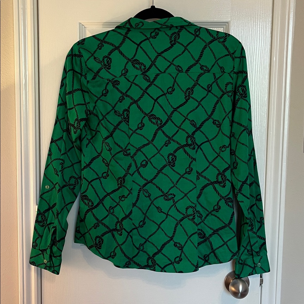 New York & Co Button Down Blouse - Picture 4 of 6